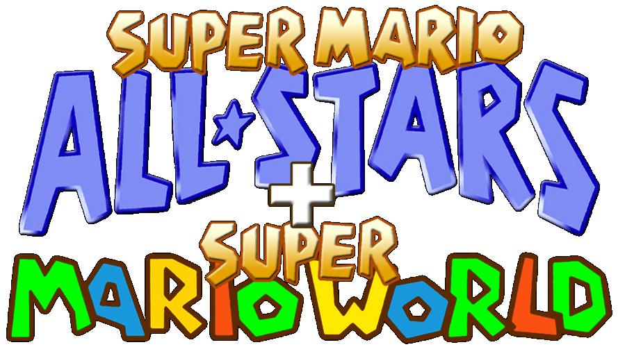 Super Mario World logo for Super Famicom